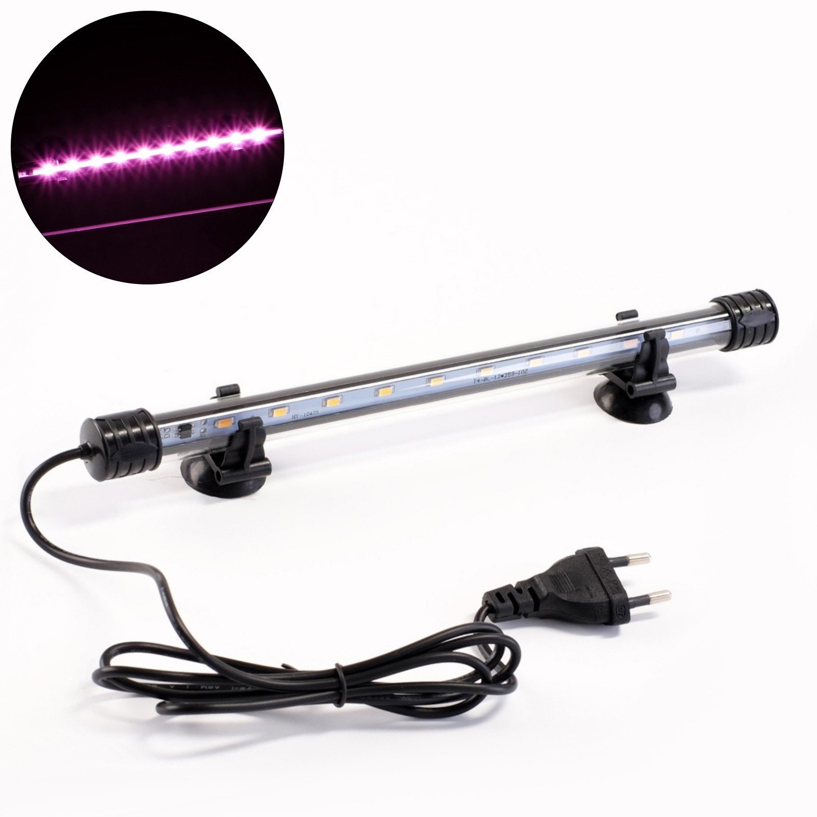 Светильник подводный JINGYE 26см розовый