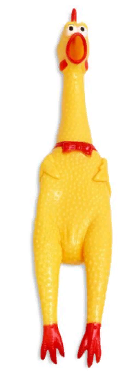 Игрушка пищащая "Задумчивая курица", 28см