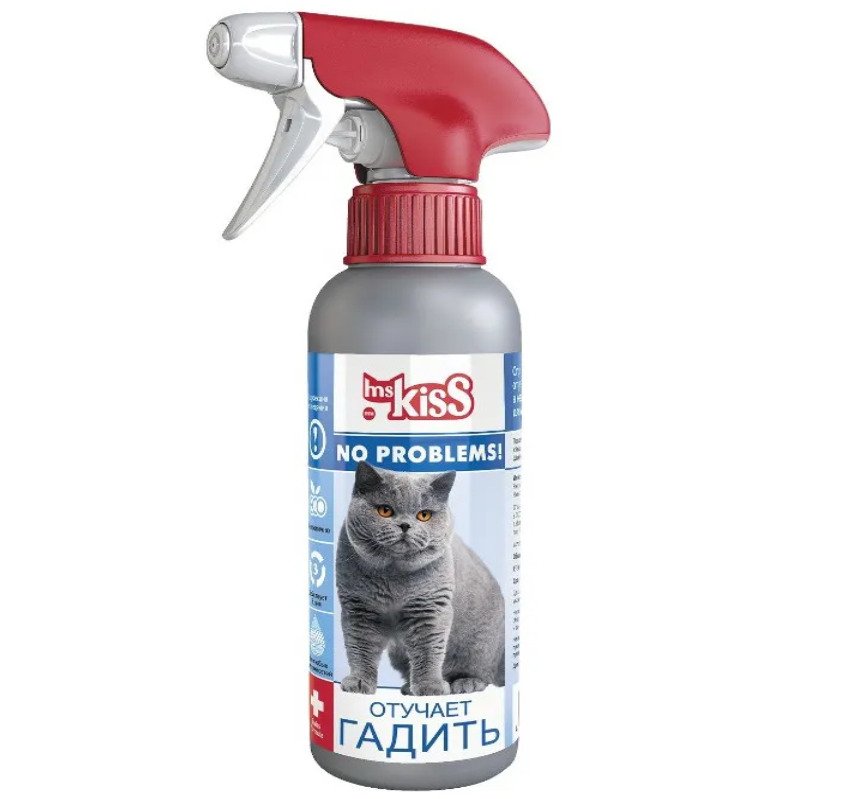 СПРЕЙ "М.КИСС" Д/КОШЕК ОТУЧАЕТ ГАДИТЬ 200мл МК05-00280