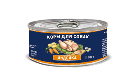 Solid Natura Holistic Индейка влажный корм для собак жестяная банка 0,34 кг