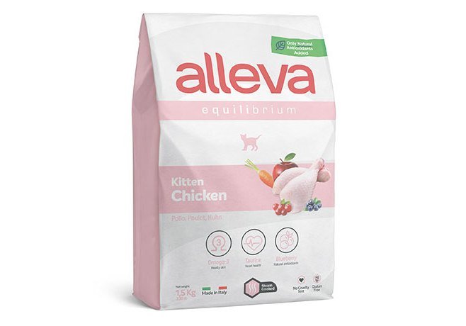 Корм для котят Аллева Эквилибриум, с курицей, 1,5 кг P61014