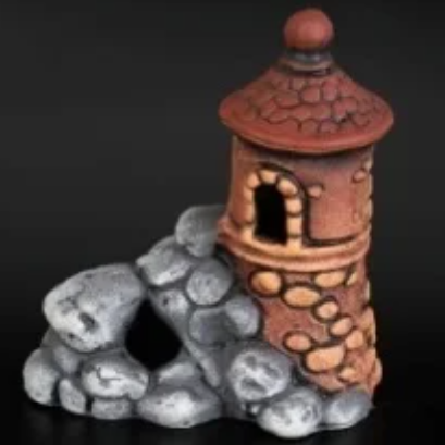 Аквадекор-грот для аквариума К-48 Замок на скале