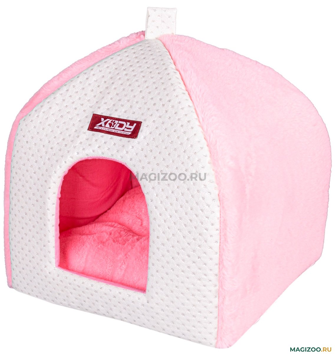 Домик Эстрада (Пунто) №2 белый/розовый