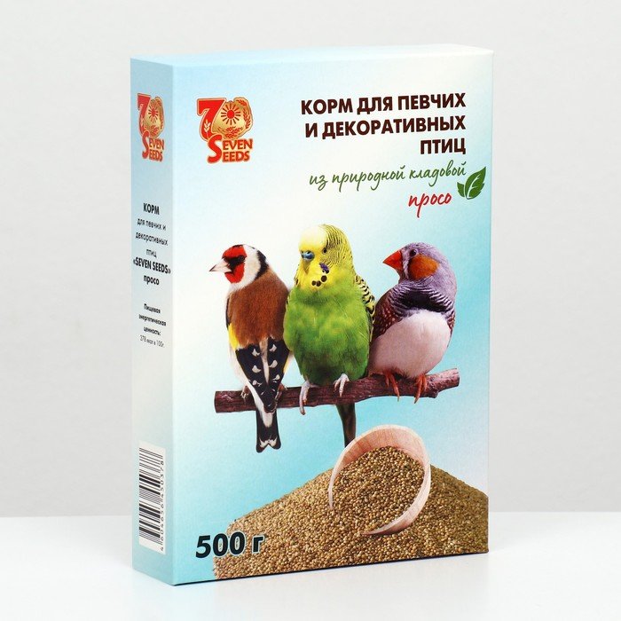 Корм Seven Seeds для всех видов птиц просо 500 г.