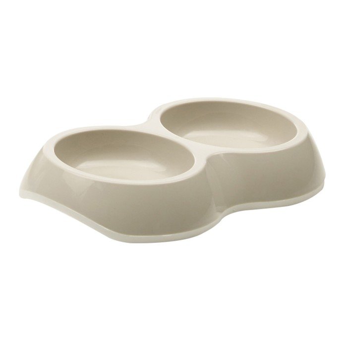 Миска двойная 0,2, бежевый   2480664