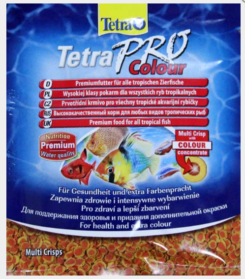 Tetra Pro Color Crisps Sachet 0.012кг чипсы д/усиления окрас