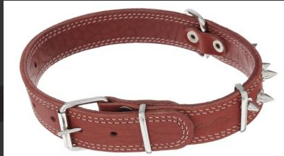Ошейник 35 двухслойный короткий люкс