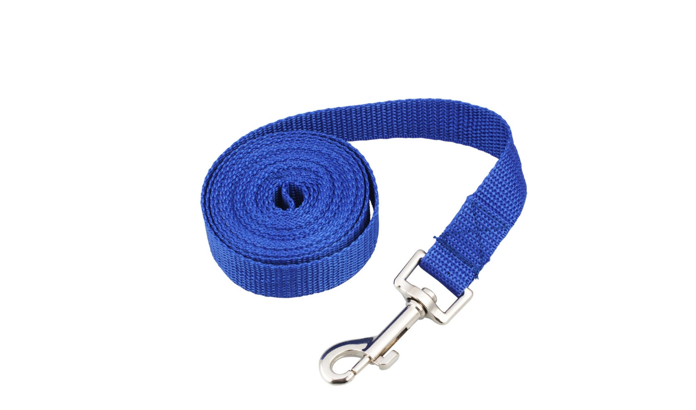 Поводок синий 2,5 см 1,5 м DV06250201