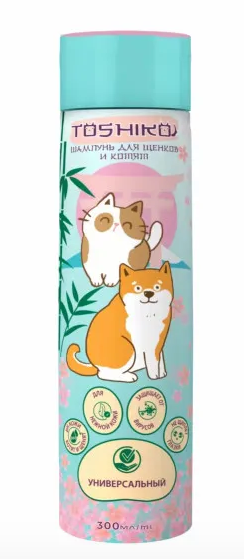 Toshiko Шампунь Универсал. для щенков и котят 300мл