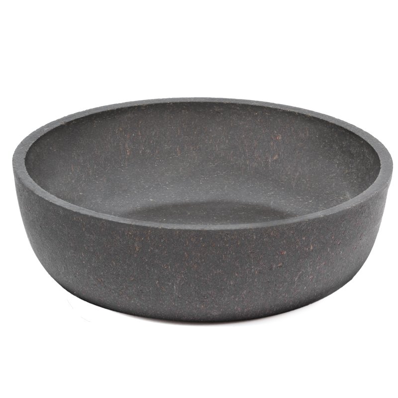 Миска из бамбука на резинке "Графит", 0,57л, серия NATURAL, Triol