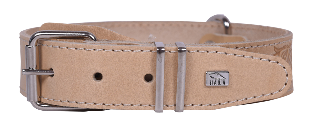 Ошейник 35 короткий тисненый