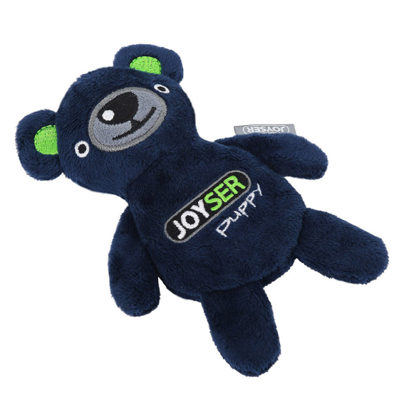 Игрушка для собак JOYSER Puppy Мишка со сменной пищалкой пищалкой S Синяя