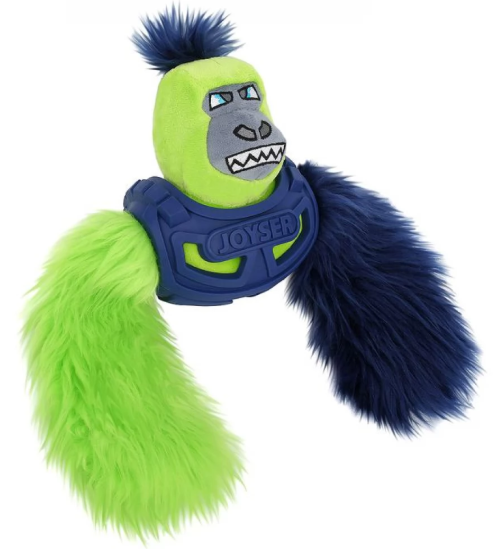 Игрушка для собак JOYSER Sguad Горилла в броне с пищалкой Синяя