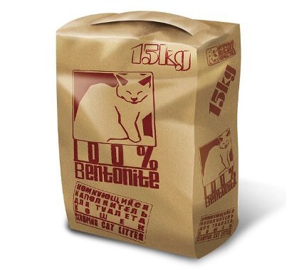 НАПОЛНИТЕЛЬ "NO NAME" Д/КОШЕК 15кг КРАФТ-ПАКЕТ(КОМКУЮЩИЙСЯ)