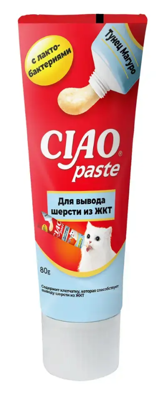 INABA PASTE паста для вывода шерсти из ЖКТ 80гр