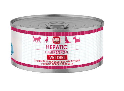 Solid Natura VET Hepatic диета для собак влажный 0.1гр