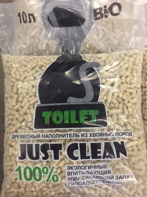 Древесный наполнитель 10 л (пеллета)