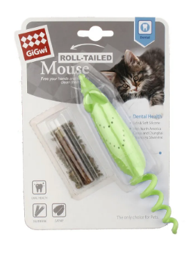 85030 Игрушка для кошек Мышка резиновая 16,5 см