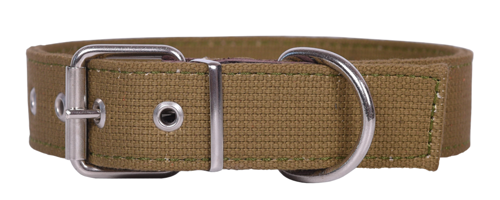Ошейник 35 двойной брезент короткий