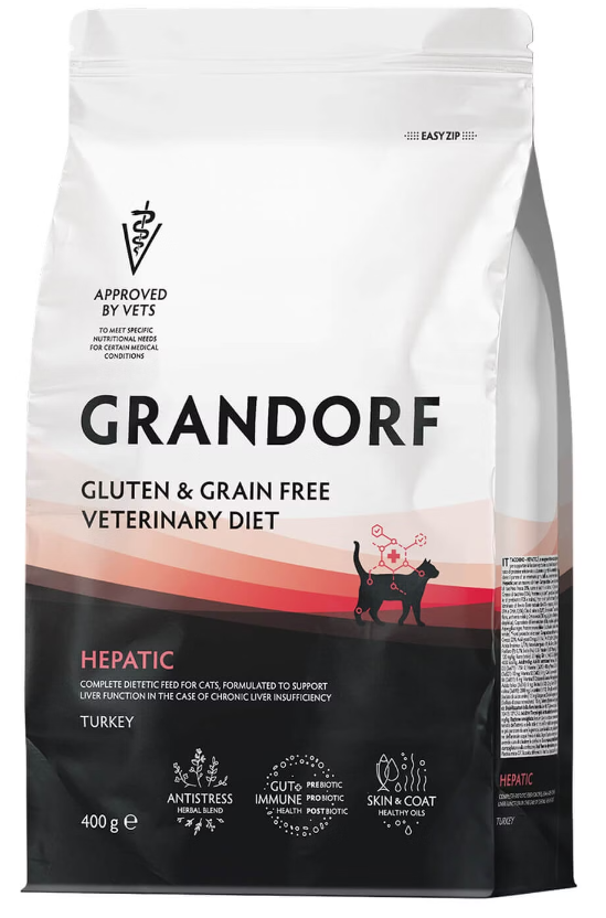 GRANDORF VETERINARY DIET TURKEY (Индейка) HEPATIC 400 г