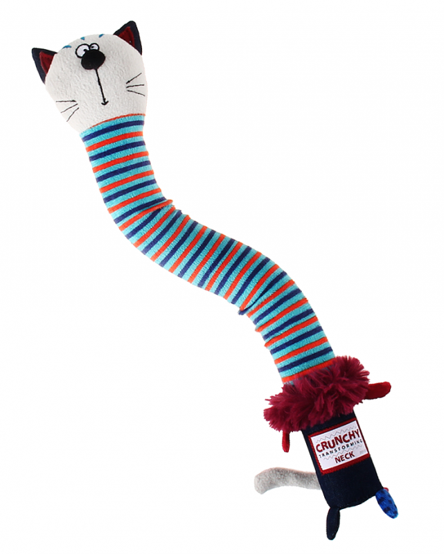 75413 Кот с пищалкой с хрустящей шеей
