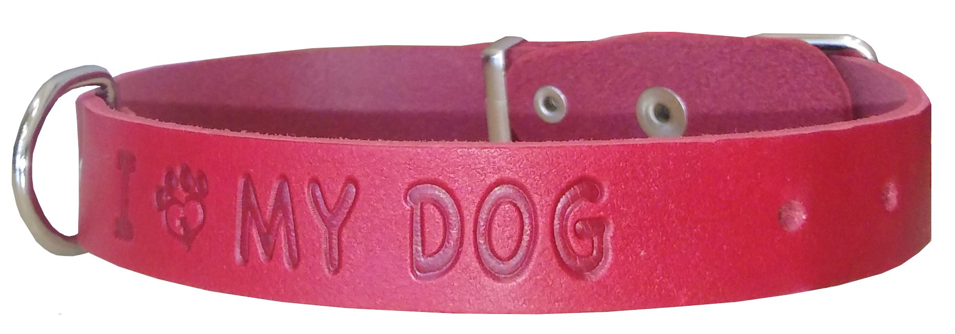 Ошейник 20 тисненый "MY DOG"