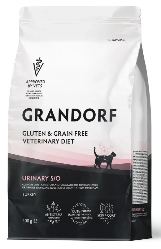 GRANDORF VETERINARY DIET TURKEY (Индейка) URINARY S/O 400 г