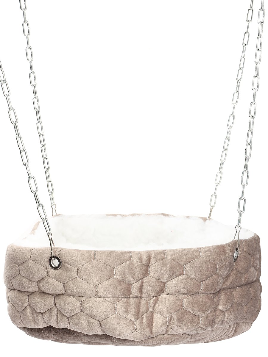 Лежак-Гамак подвесной для мелких животных(Серый) 25*25*8