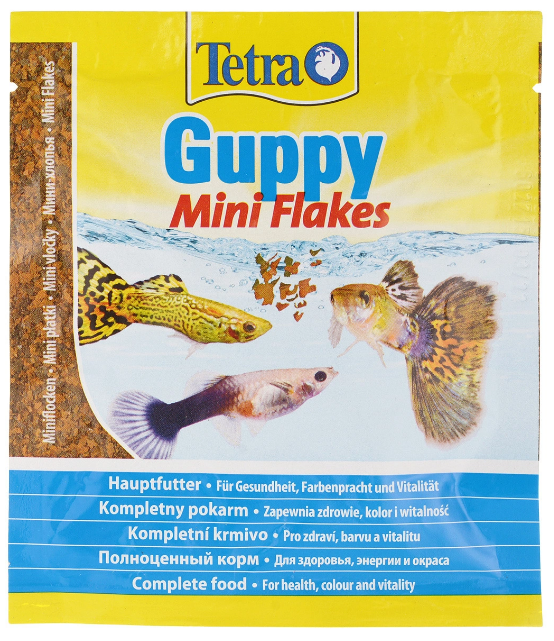 Tetra Guppy Flakes Sachet 0.012кг хлопья для гуппи (пакет)