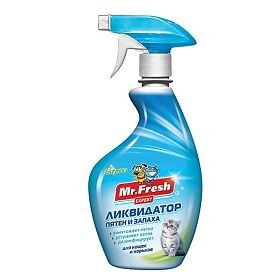 СПРЕЙ "MR.FRESH EXPERT 3в1" Д/СОБАК 500мл (ЛИКВИДАТОР ПЯТЕН И ЗАПАХА) F404