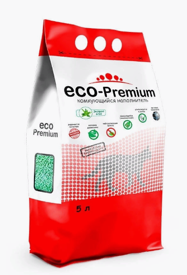 ЕСО premium Алоэ наполнитель древесный 1,9кг 5л