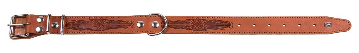 Ошейник 35 короткий тисненый