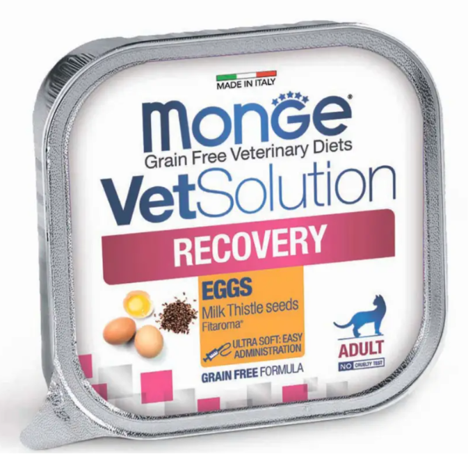 Диетический корм Monge VetSolution Cat Recovery Рекавери для кошек при восстановлении питания в пери