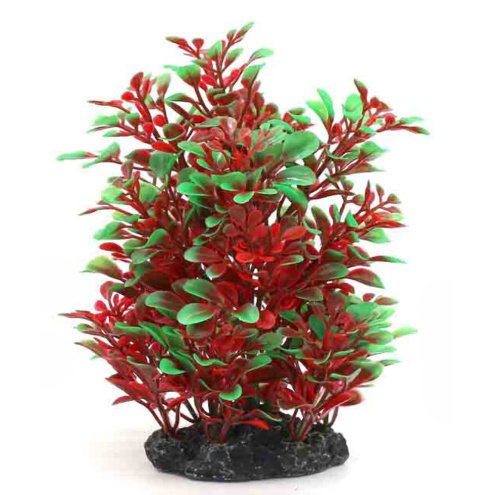 Aquanimal Растение пласт. «Гигрофила красная» 9x5x18 см