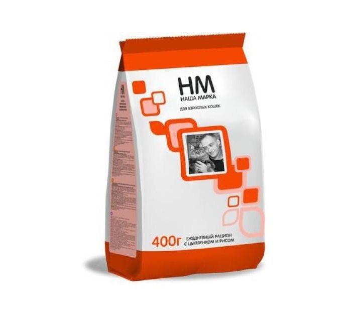 "НАША МАРКА" С/К Д/КОШЕК 400г (ЦЫПЛЕНОК РИС)  0174
