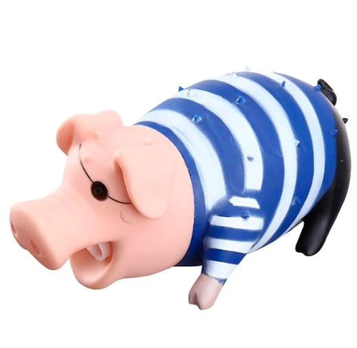 Игрушка-Пищалка Свинка 22*10*8,5см 8219-1