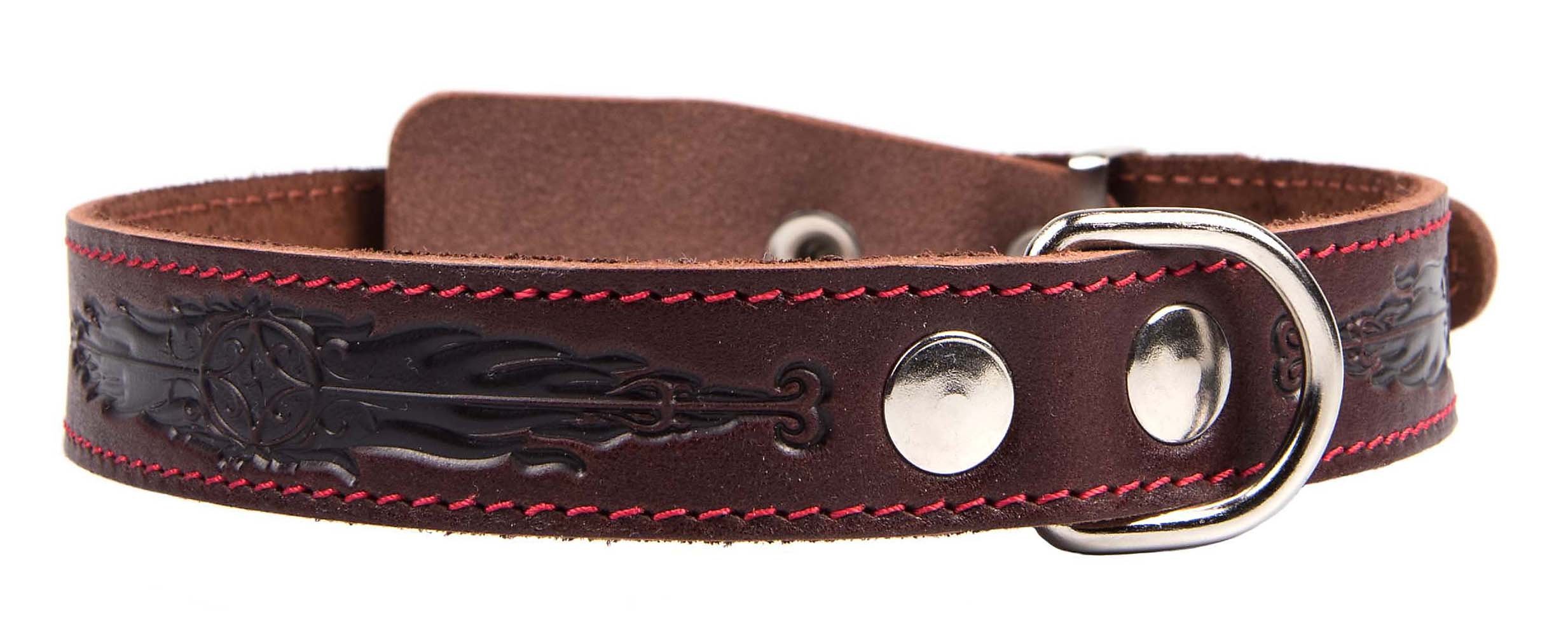 Ошейник 25 тисненый