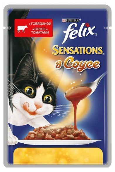 FELIX Sensations Говядина Томат (ж) 75г