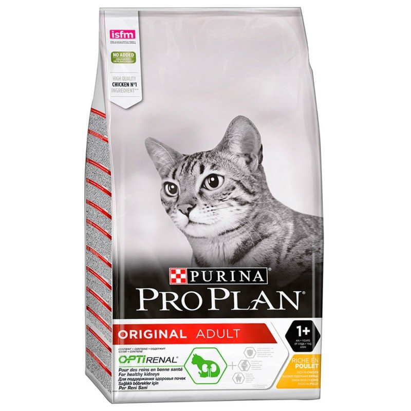 PRO PLAN для взрослых кошек с курицей 400г