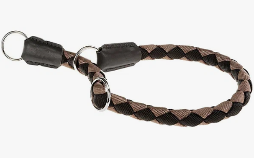 Ошейник TWIST CS18/70 черный с коричневым