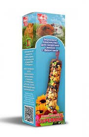 Лакомство зерновое для Кроликов "SEVEN" с фруктами 110гр