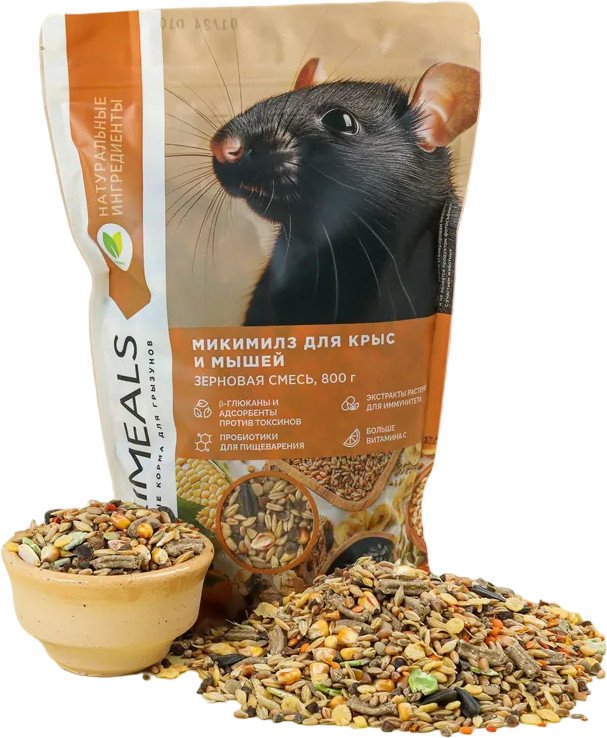 Микимилс (Mikimeals) 0,4кг корм для крыс и мышей
