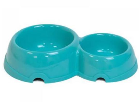 МИСКА Д/СОБАК ДВОЙНАЯ "ДАРЭЛЛ" 100мл/200мл 2310