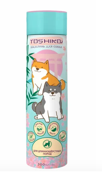 Toshiko Шампунь-Кондиционер для длинношерстных собак 300мл