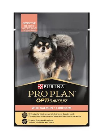 PRO PLAN д/С ЧувПищ Лосось (Взрослые собаки) 85г