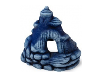 Замок-юла на скале (синий) К-58с