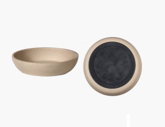 Миска NATURAL из бамбука на резинке "Латте", 0,2л, Triol