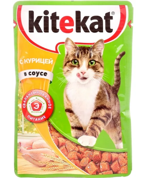 Китекат пауч курица в соусе 85г