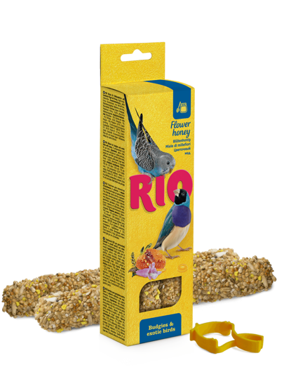 Рио: палочки 40гр*2шт д/волнистых попугайчиков и экзотов с медом