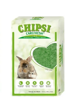 CF CHIPSI CAREFRESH FOREST GREEN-наполнитель целлюлозный зеленый для птиц и мелких дом животных 14л